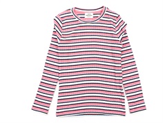 Mads Nørgaard t-shirt Talika multi strawberry pink striber